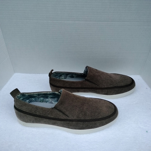 Franco Vanucci Brown Slip-On Loafers